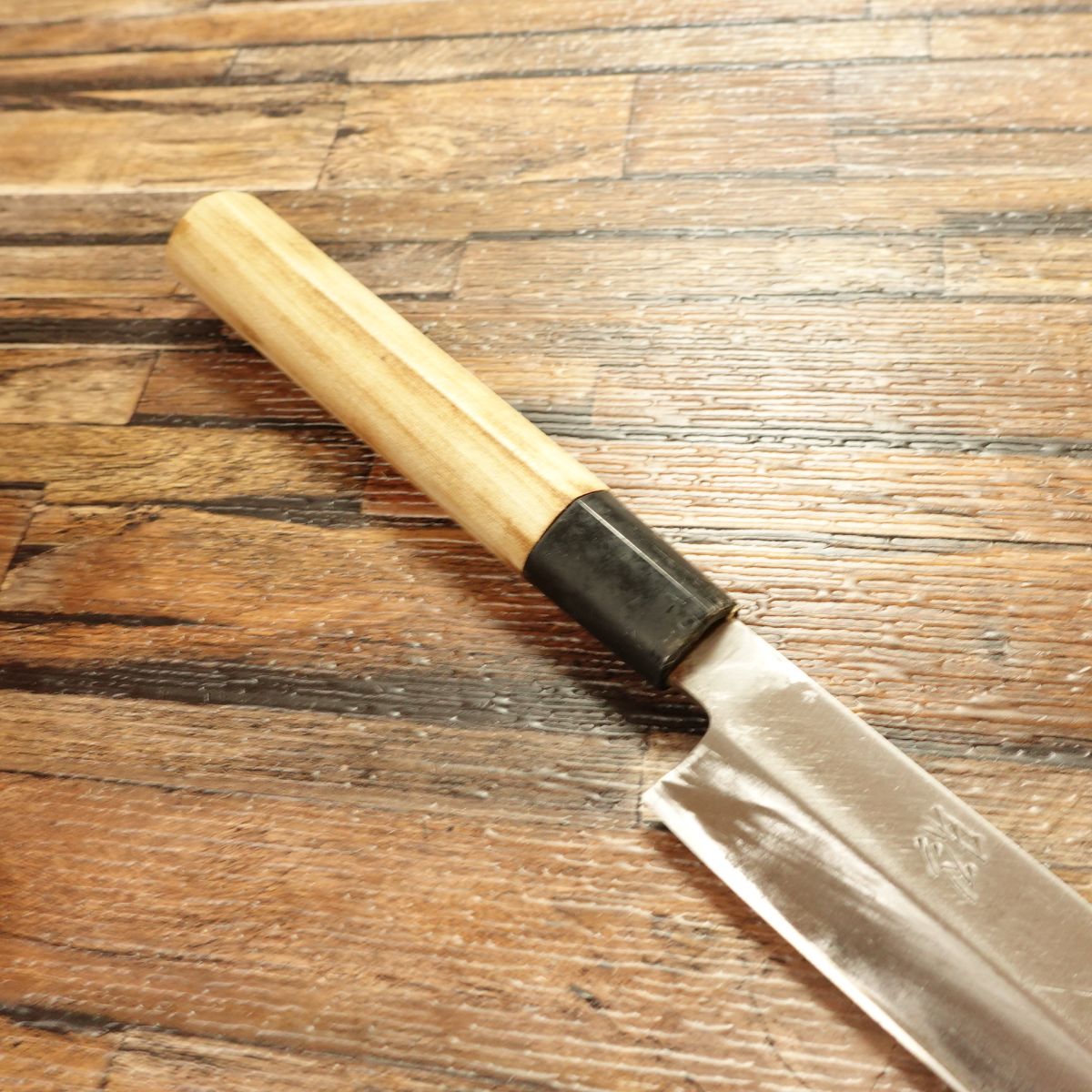 Toshiaki Yanagiba Knife, Sharpened, Hagane Steel, Sashimi Knife, Single Bevel, 240mm