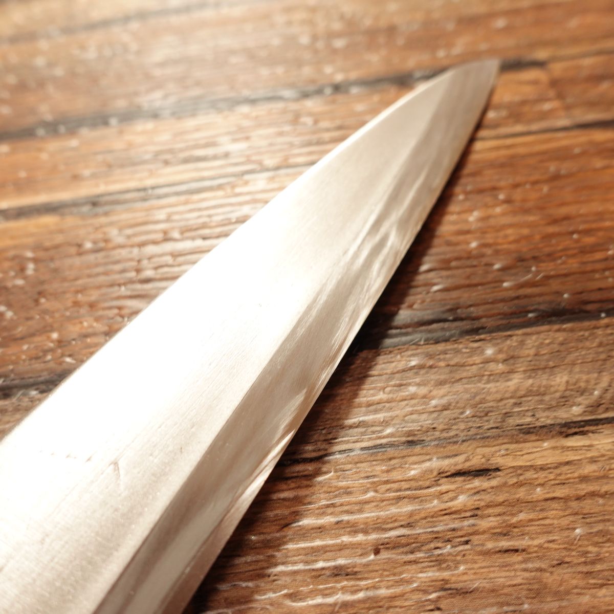 Kazunori Funayuki Knife, Sharpened, Slim Deba, Tokkyu, Single-Edged, Hand-Forged, 170mm