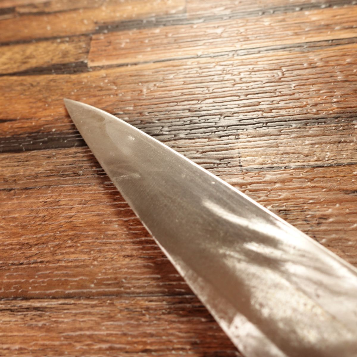 Kazunori Funayuki Knife, Sharpened, Slim Deba, Tokkyu, Single-Edged, Hand-Forged, 170mm