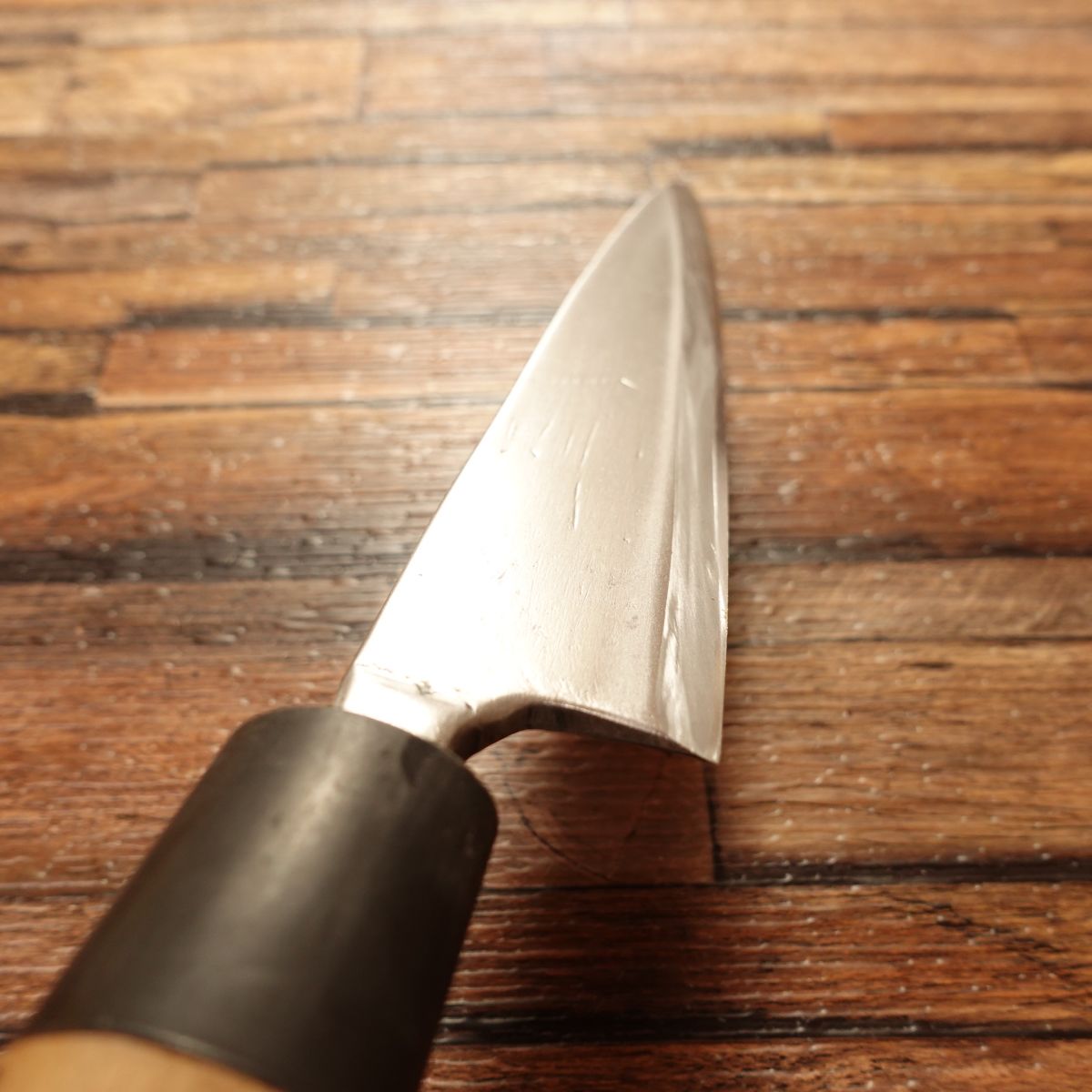 Kazunori Funayuki Knife, Sharpened, Slim Deba, Tokkyu, Single-Edged, Hand-Forged, 170mm