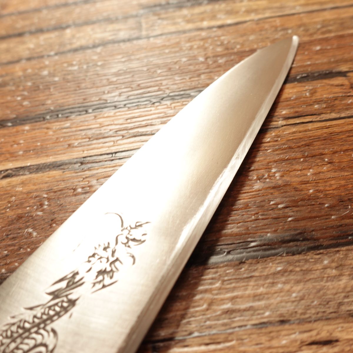 MISONO Gyuto, Sharpened, Dragon Engraving, Swedish Steel, 70:30 Edge, 235mm