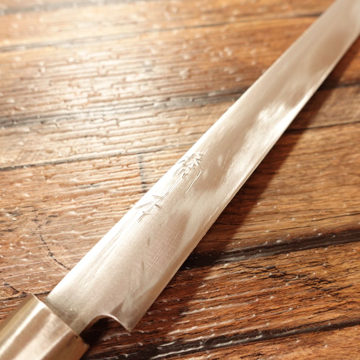 Naramaruju Tako-Hiki Knife, Sharpened, Sashimi Knife, Boxed, 215mm