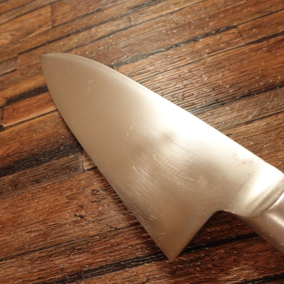 Tojiro-Pro Deba Knife, Sharpened, All Stainless, Asymmetric Handle, 185mm