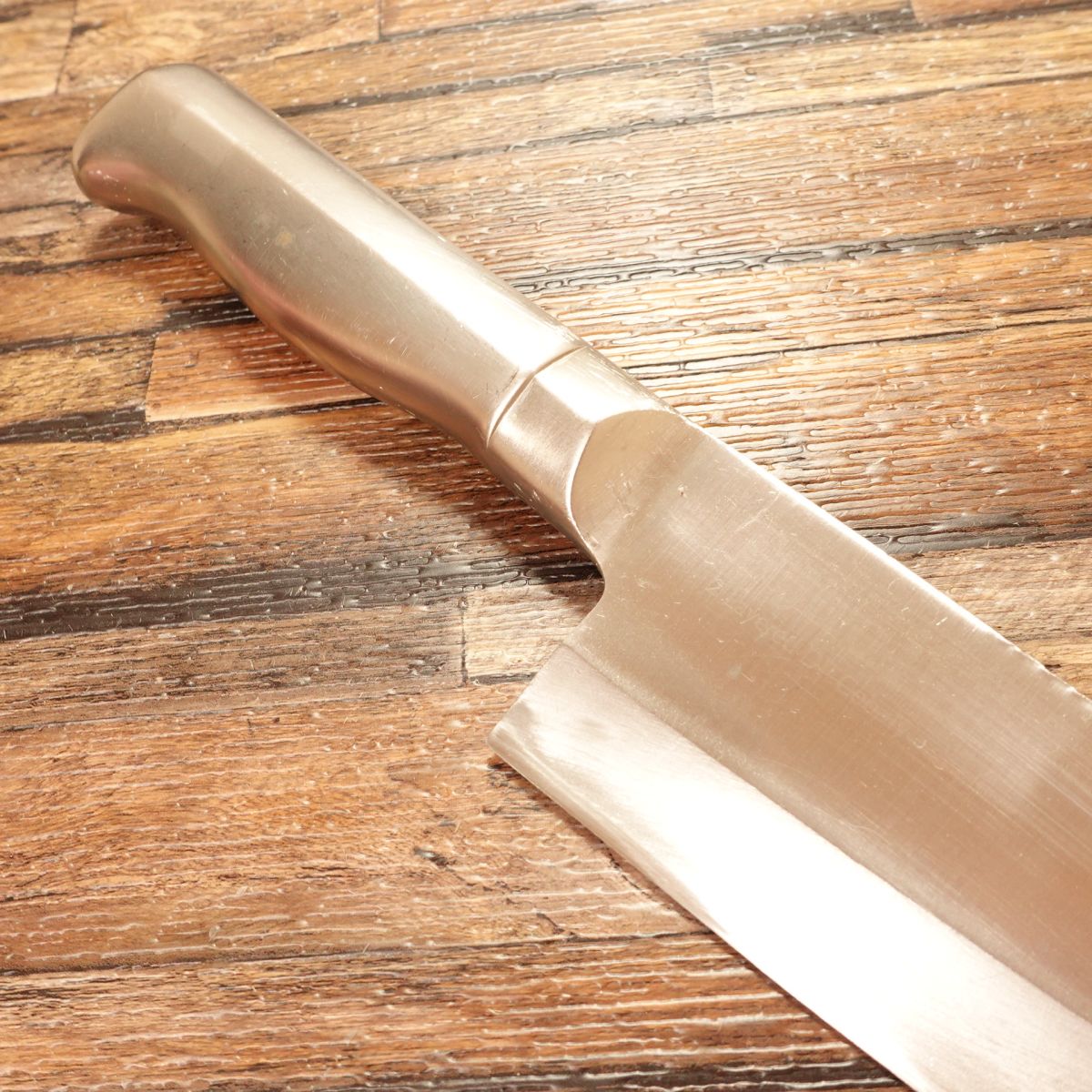 Tojiro-Pro Deba Knife, Sharpened, All Stainless, Asymmetric Handle, 185mm