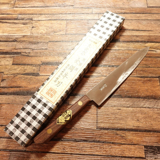 Tadanaga Petty Knife, Sharpened, Fruit Knife, Tokyo Hamono, With Handle Seal, Boxed, 150mm