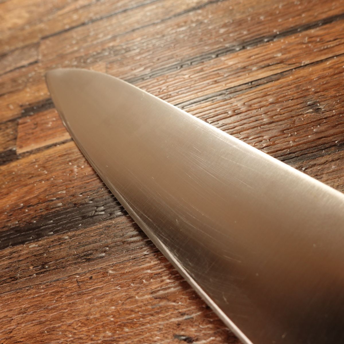 Mitake Gyuto, Sharpened, All-Purpose Knife, Mitake-Made, Hon-Wari Finish, Unused Stored Item, Boxed, 185mm