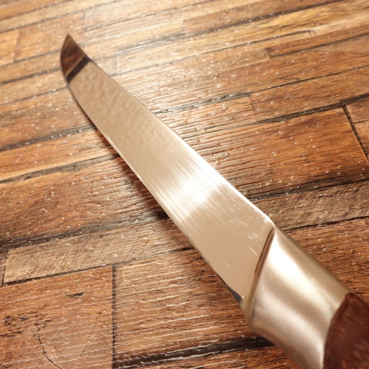 [HYPER REBORN] Carving Set, Sharpened, Steak Knife & Carving Fork, Stainless Steel, Mirror Finish, Two-Piece Set with Sheath, 205mm