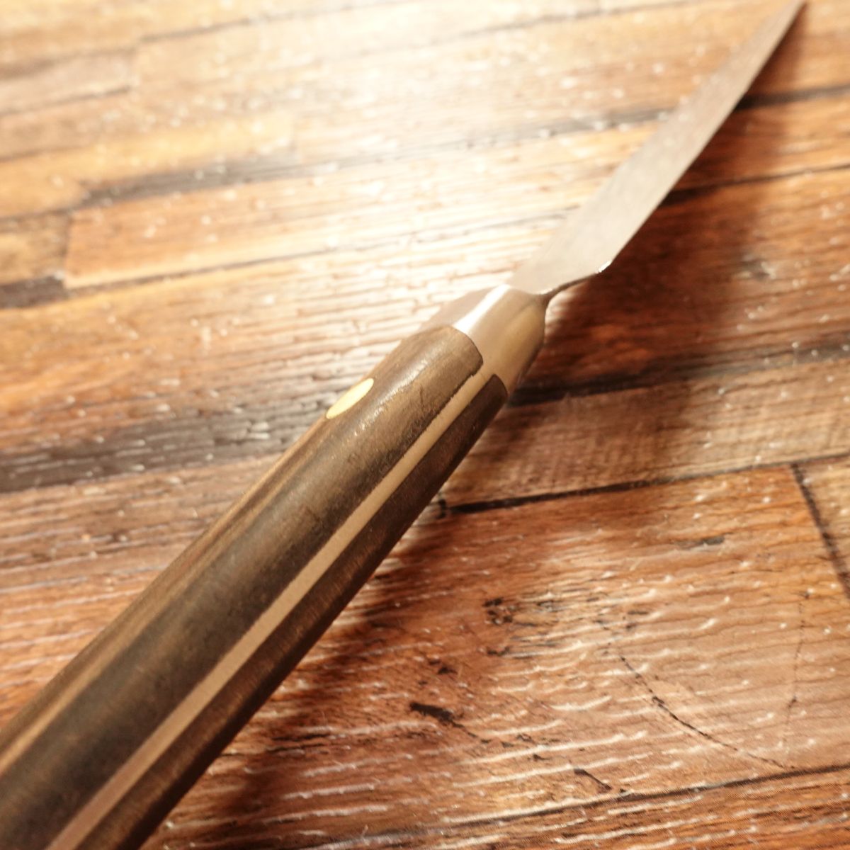 Misono Petty Knife, Sharpened, Stainless Steel, Wooden Saya, 115mm