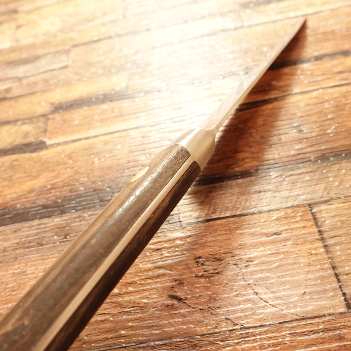 Misono Petty Knife, Sharpened, Stainless Steel, Wooden Saya, 115mm