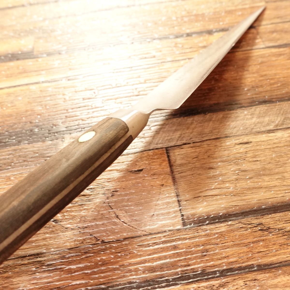 Misono Petty Knife, Sharpened, Swedish Steel, Wooden Saya, 125mm