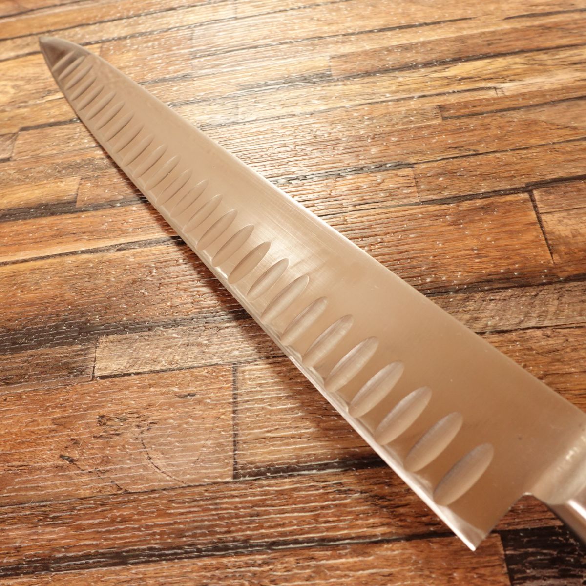 Misono Sujihiki Knife, Sharpened, Misono Salmon, Slim Slicer, Molybdenum Stainless, Wooden Saya, 305mm