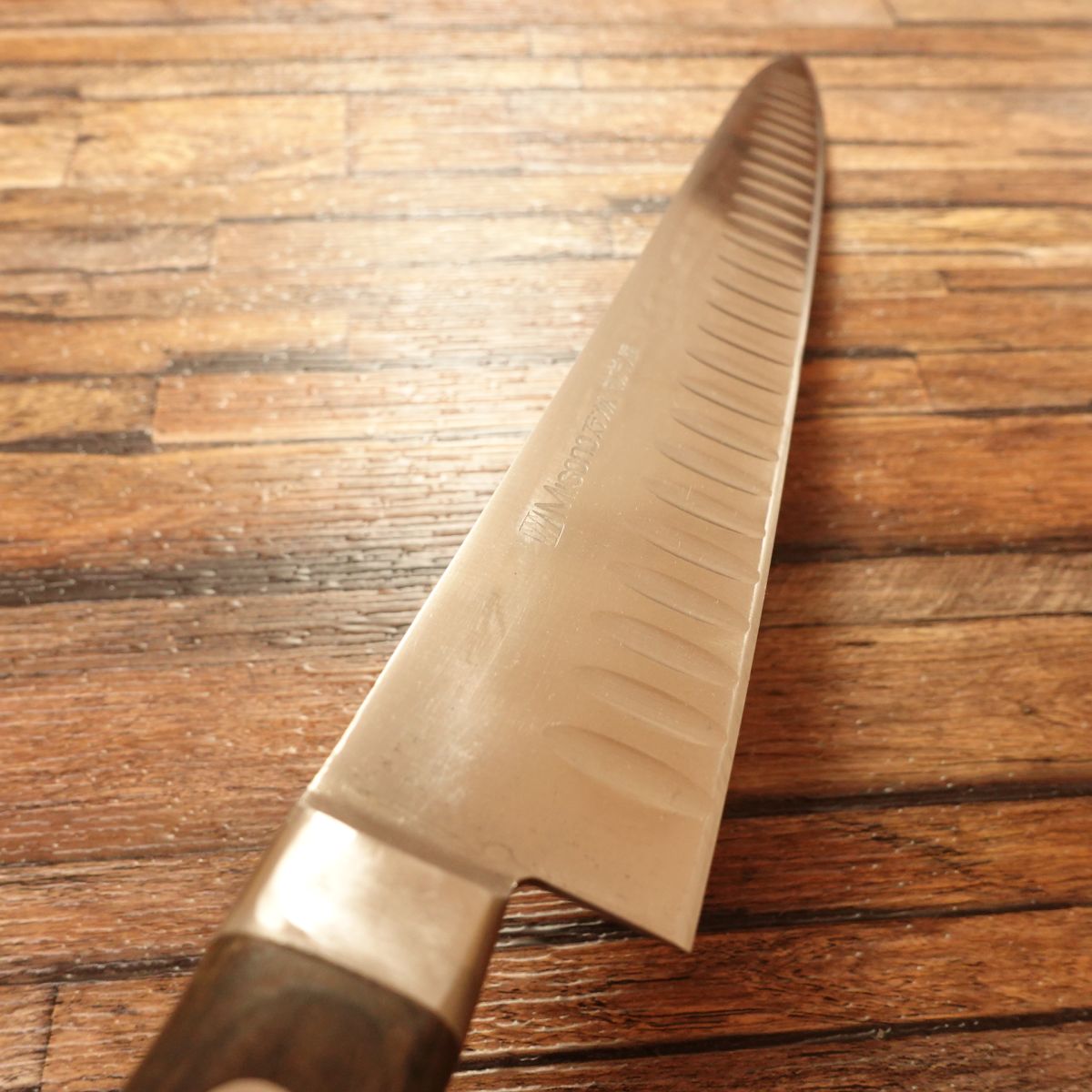 Misono Sujihiki Knife, Sharpened, Misono Salmon, Slim Slicer, Molybdenum Stainless, Wooden Saya, 305mm