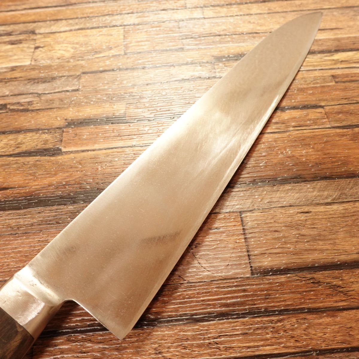 Misono Gyuto Knife, Sharpened, Misono, Swedish Steel, Faded Marking, Wooden Saya, 290mm