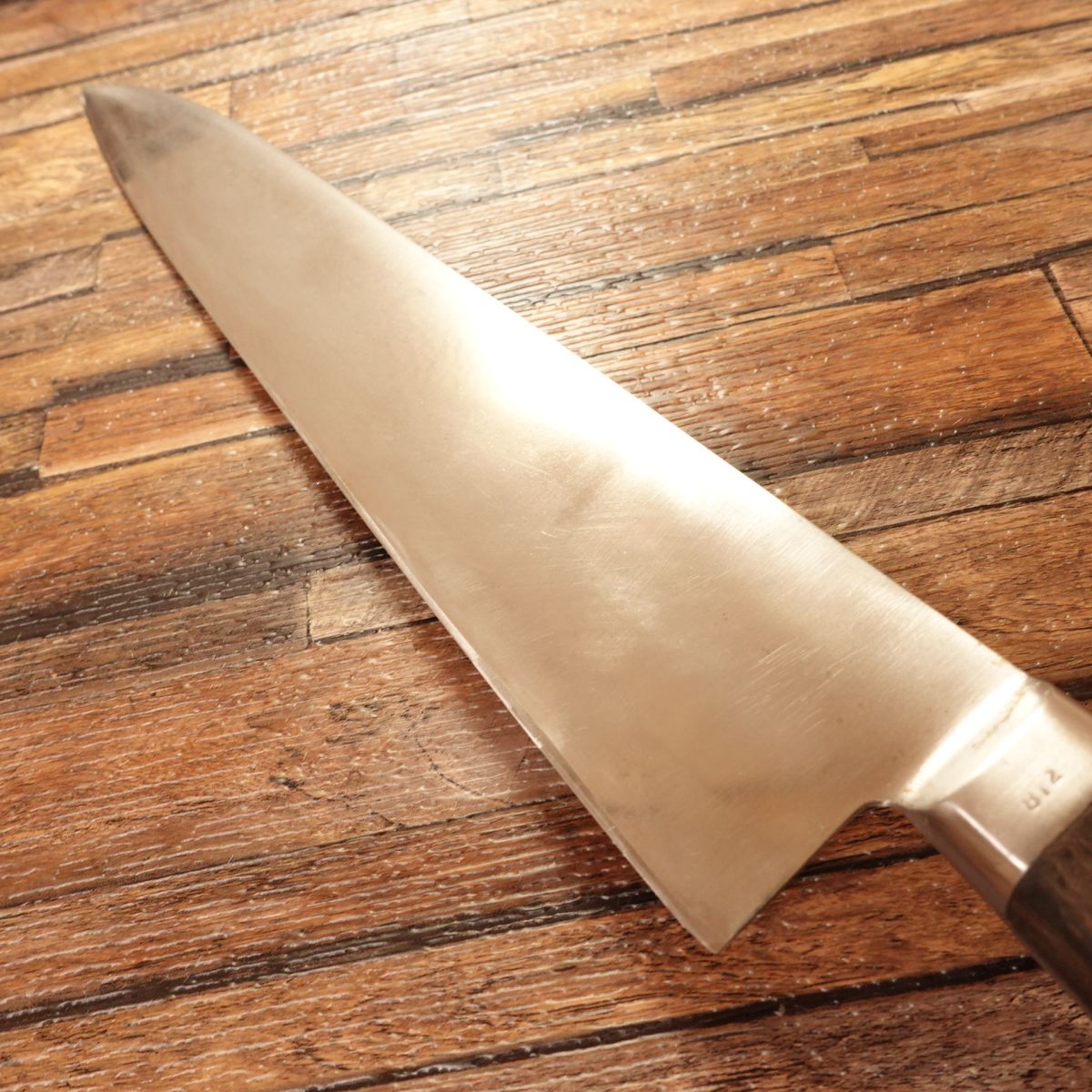 Misono Gyuto Knife, Sharpened, Misono, Swedish Steel, Faded Marking, Wooden Saya, 290mm