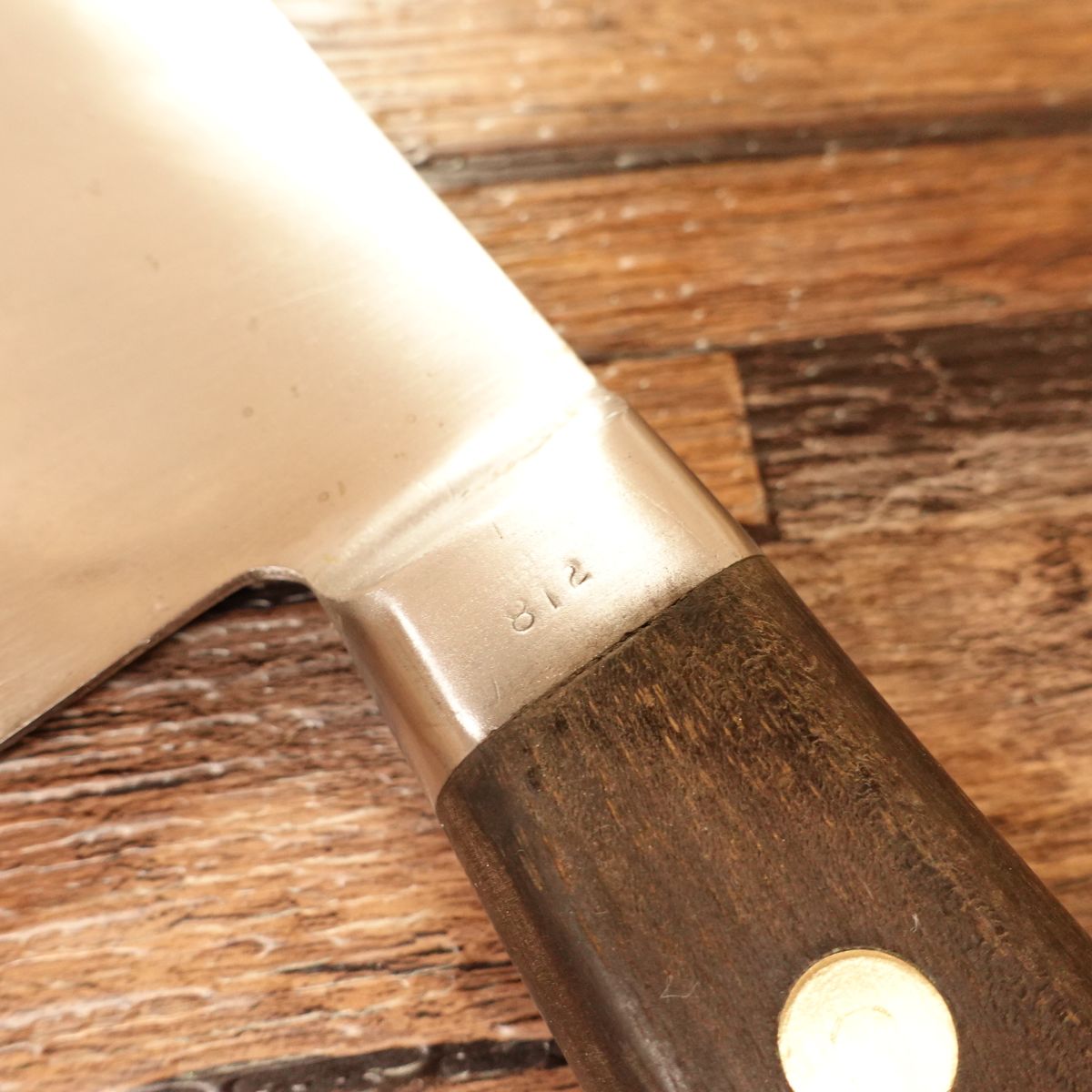 Misono Gyuto Knife, Sharpened, Misono, Swedish Steel, Faded Marking, Wooden Saya, 290mm