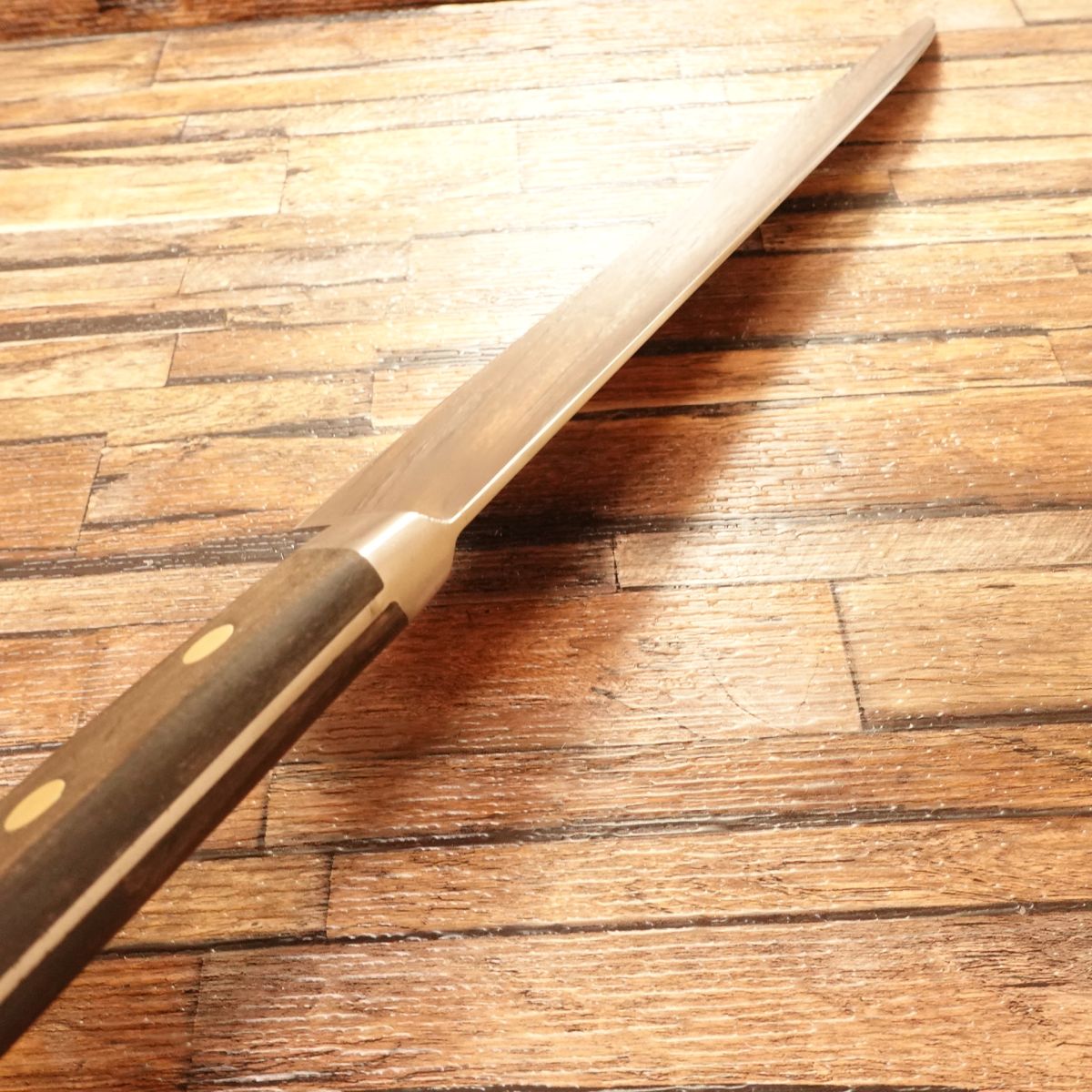 Misono Gyuto Knife, Sharpened, Misono, Swedish Steel, Faded Marking, Wooden Saya, 290mm