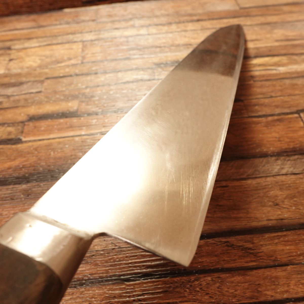 Misono Gyuto Knife, Sharpened, Misono, Swedish Steel, Faded Marking, Wooden Saya, 290mm