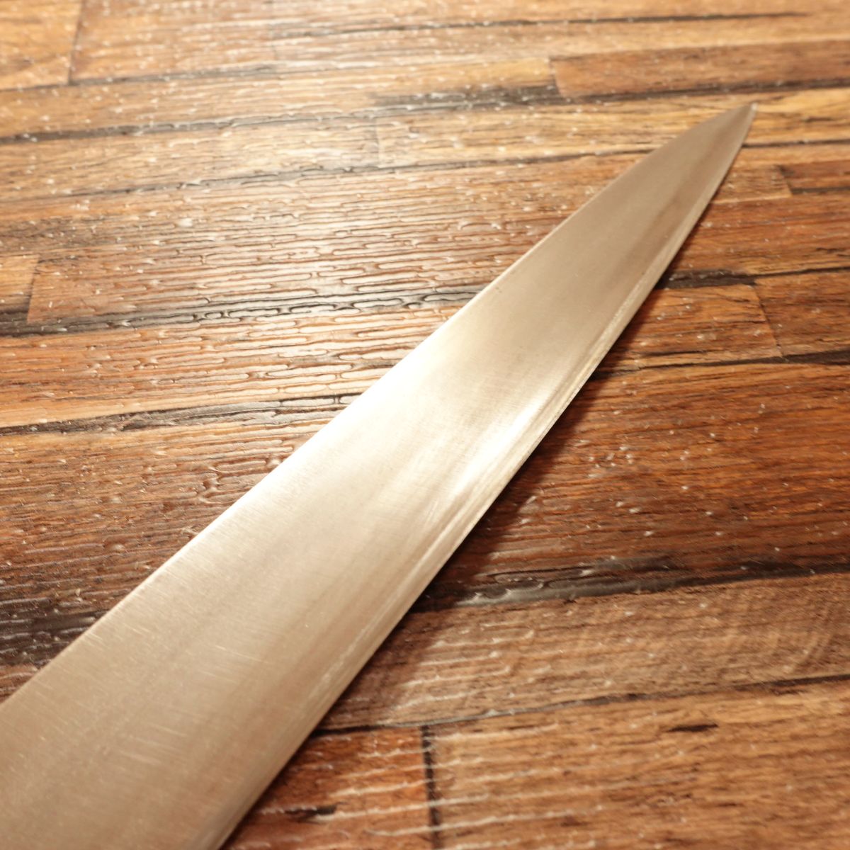 Misono Sujihiki Knife, Sharpened, Misono, Swedish Steel, Slim Slicer, Single-Bevel Style 7:3, Wooden Saya, 295mm