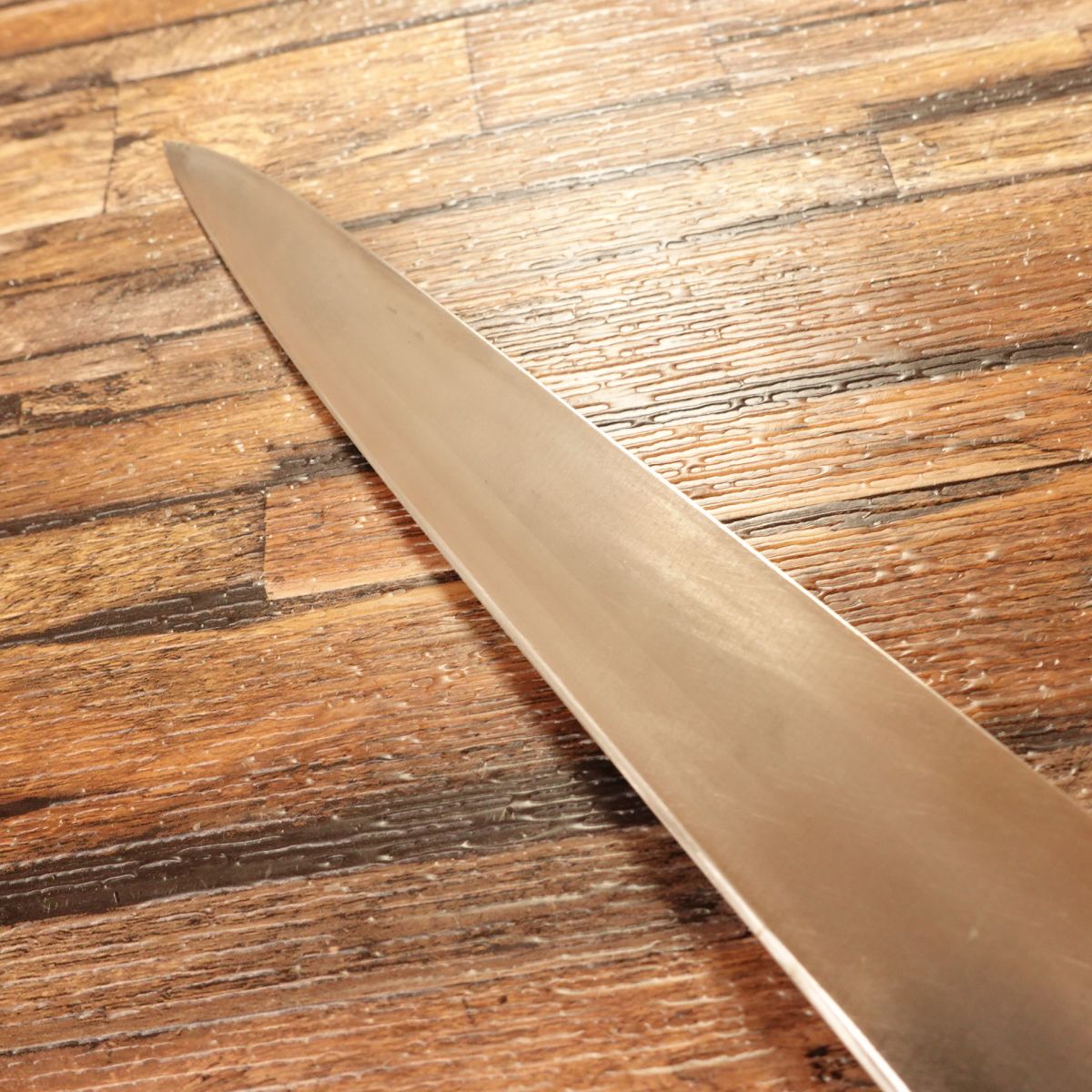 Misono Sujihiki Knife, Sharpened, Misono, Swedish Steel, Slim Slicer, Single-Bevel Style 7:3, Wooden Saya, 295mm