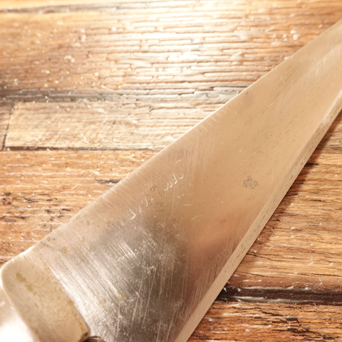 Misono Honesuki Knife, Sharpened, Misono Boning Knife, Swedish Steel, Wooden Saya, 135mm