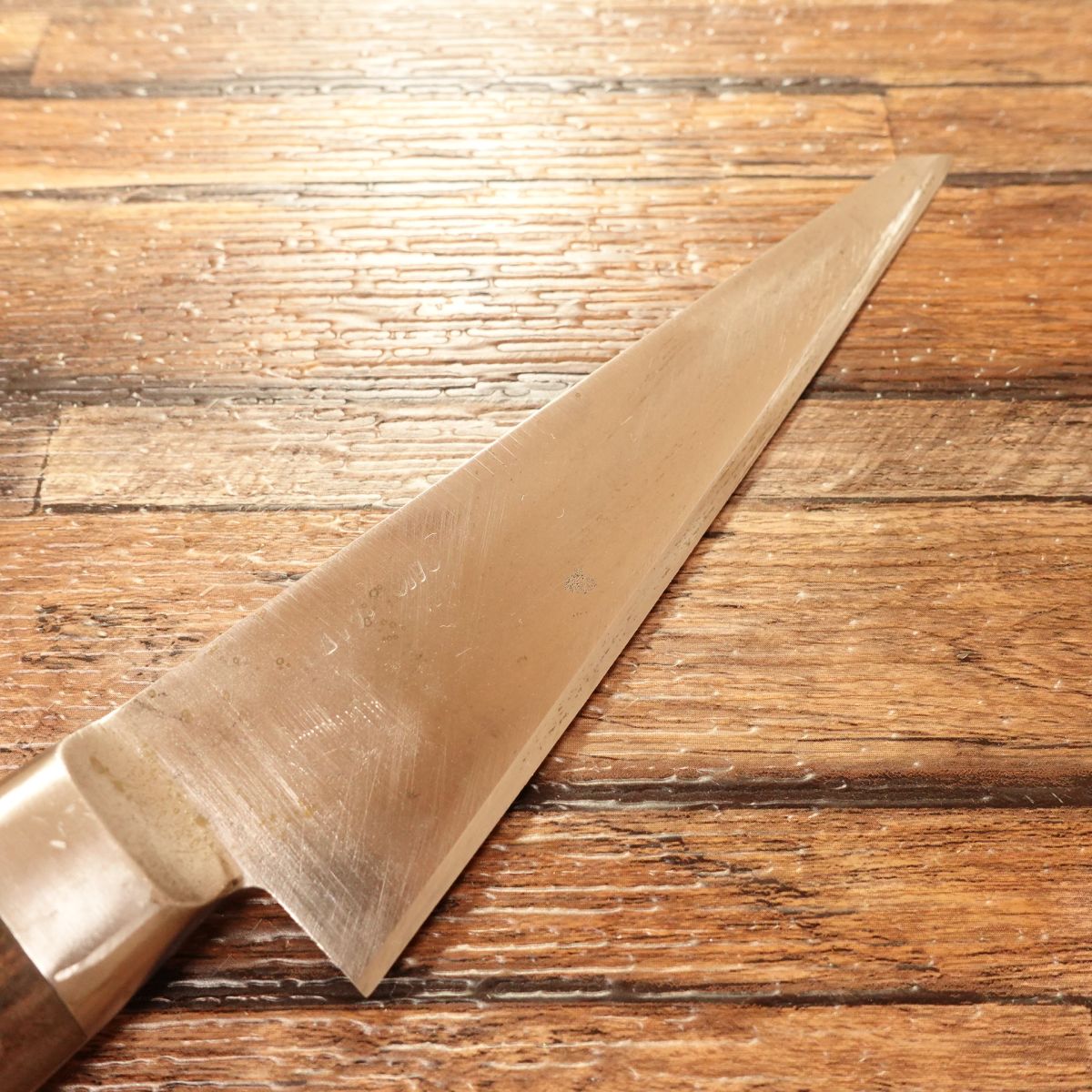 Misono Honesuki Knife, Sharpened, Misono Boning Knife, Swedish Steel, Wooden Saya, 135mm