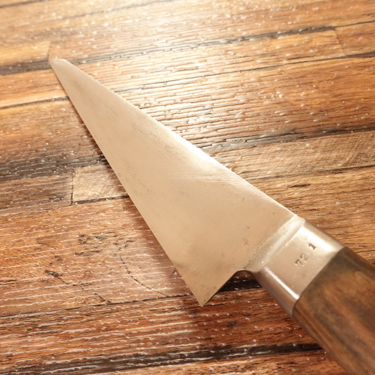 Misono Honesuki Knife, Sharpened, Misono Boning Knife, Swedish Steel, Wooden Saya, 135mm