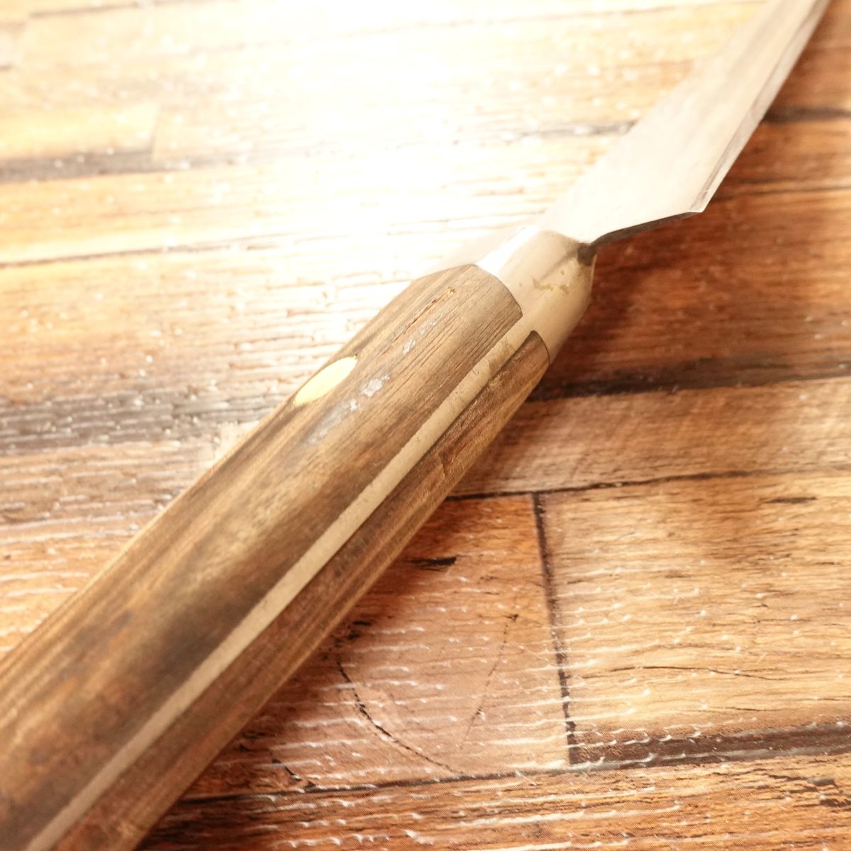 Misono Honesuki Knife, Sharpened, Misono Boning Knife, Swedish Steel, Wooden Saya, 135mm