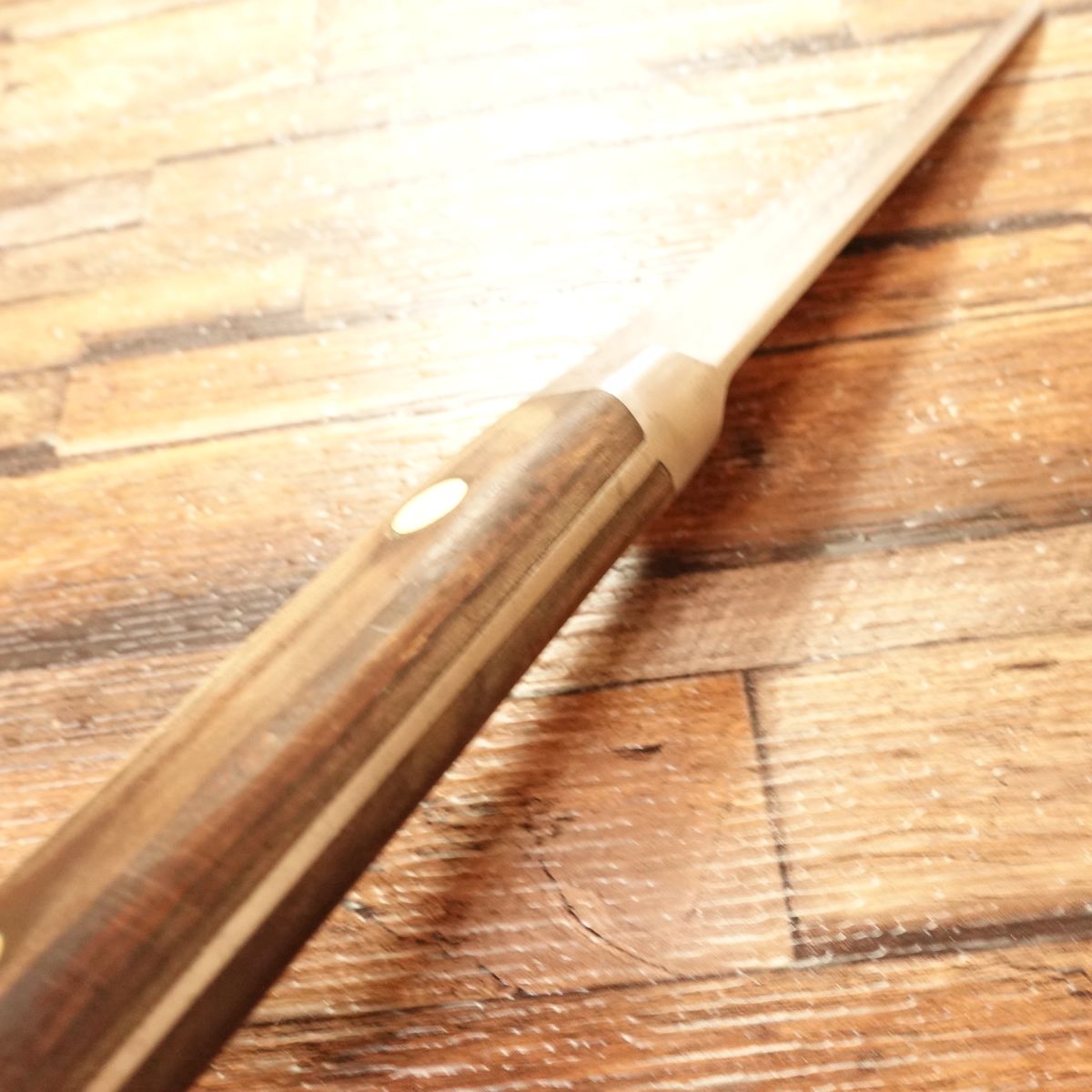 Misono Honesuki Knife, Sharpened, Misono Boning Knife, Swedish Steel, Wooden Saya, 135mm