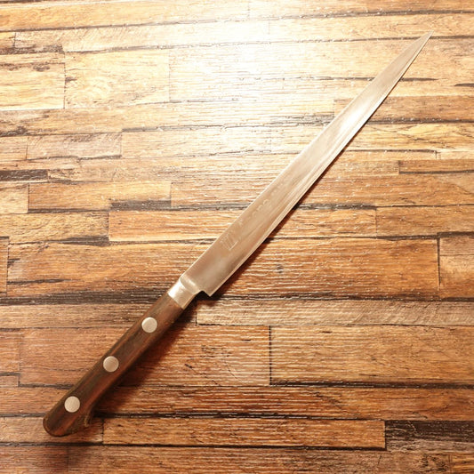 Misono Sujihiki Knife, Sharpened, Misono Slicer, Semi-Single Bevel 7:3, Carefully Used, 225mm