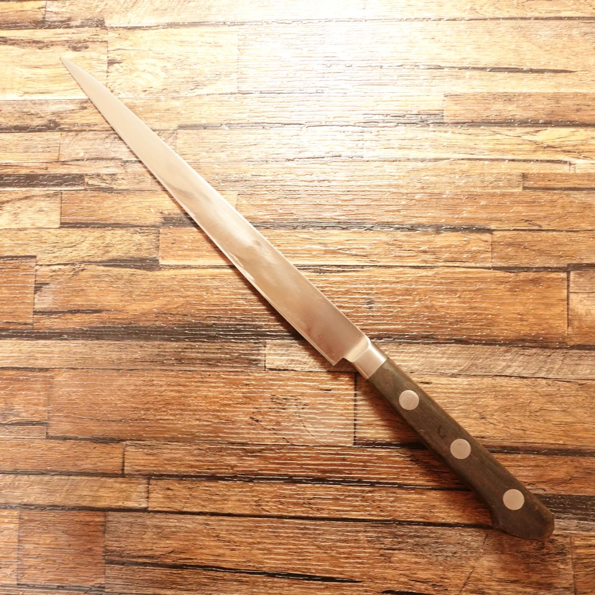 Misono Sujihiki Knife, Sharpened, Misono Slicer, Semi-Single Bevel 7:3, Carefully Used, 225mm