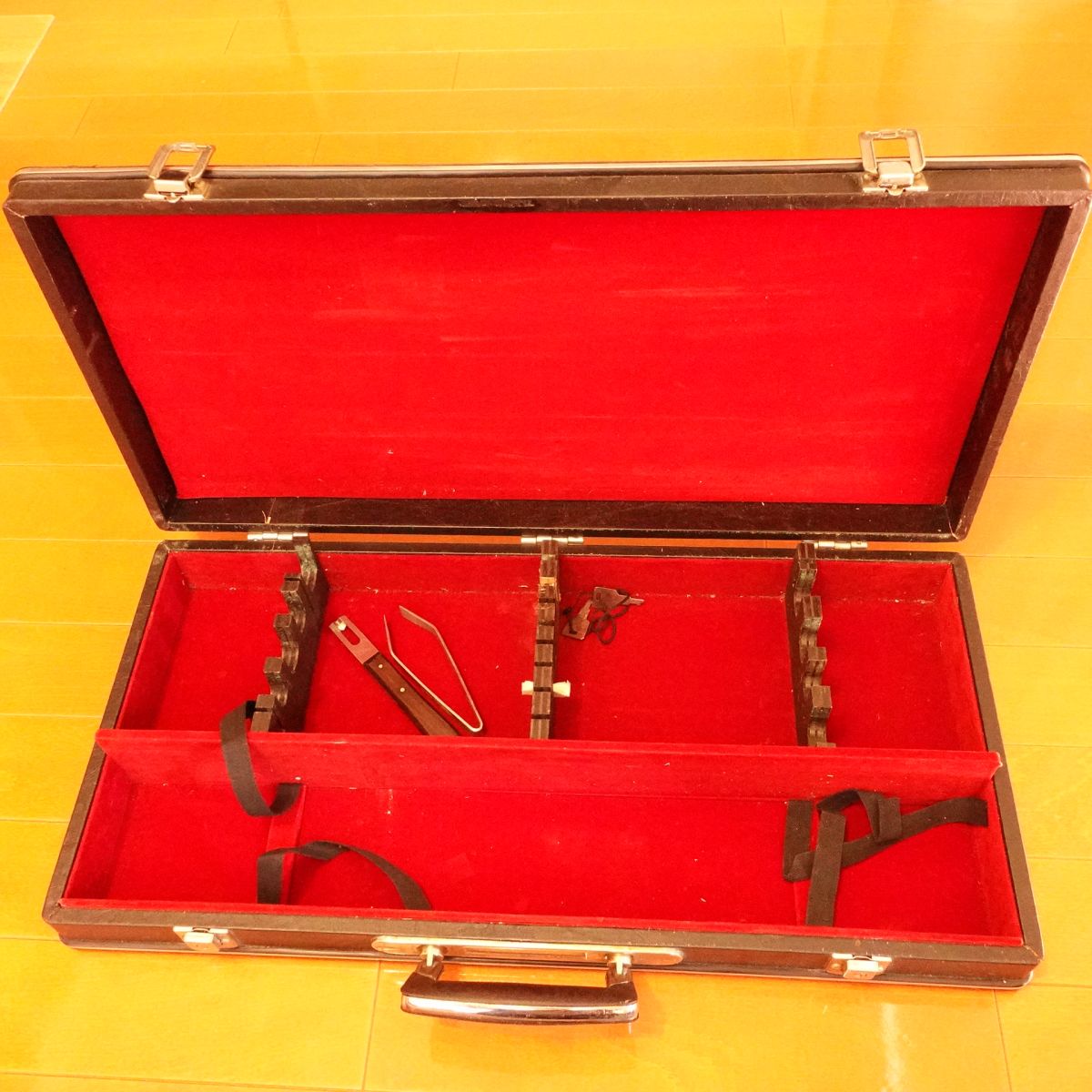 Chef’s Knife Hard Case, Large, Black, Knife Storage Bag with Lock, Accessory Included