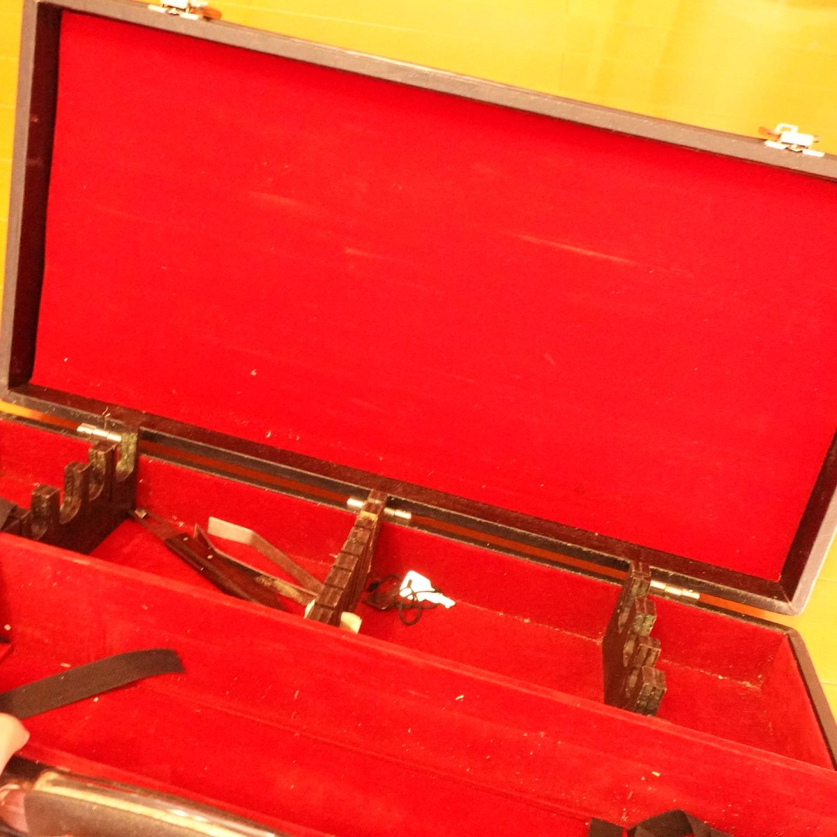 Chef’s Knife Hard Case, Large, Black, Knife Storage Bag with Lock, Accessory Included