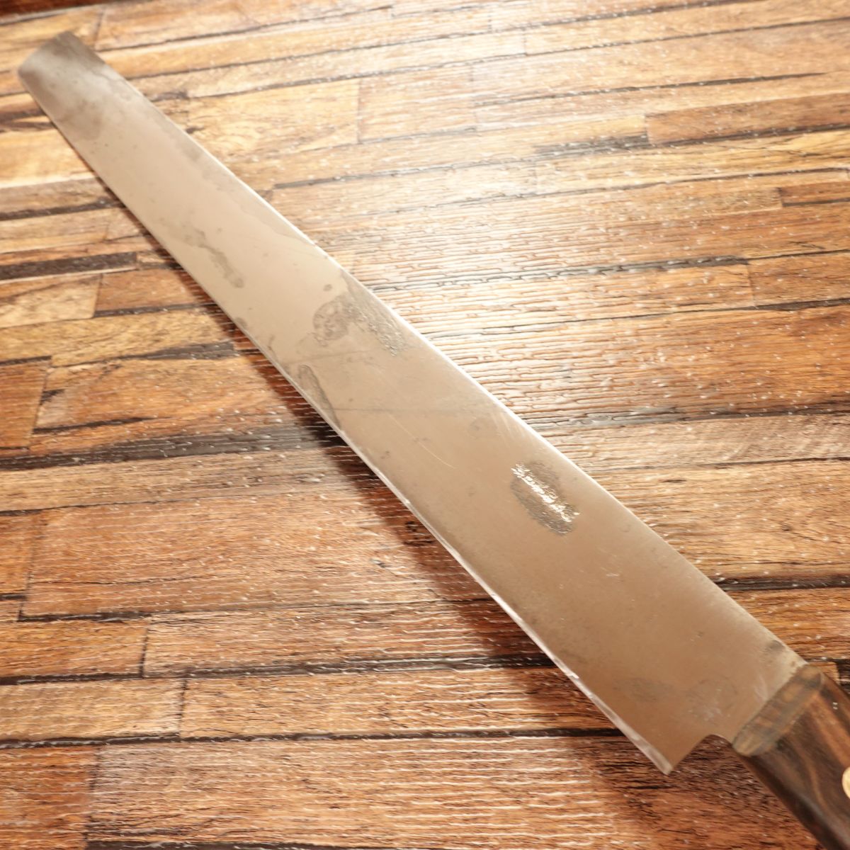 Izutsuki KIYA Castella Knife, Sharpened, Slicer, Austrian Special Steel, Roast Beef Knife, Straight Blade, 390mm