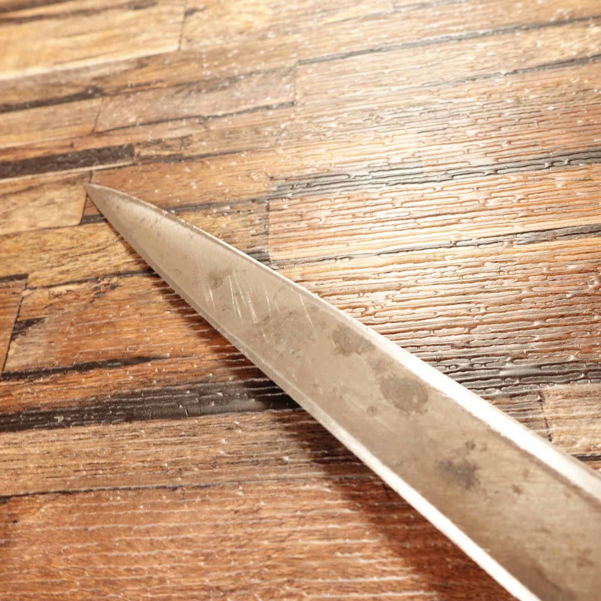 Kappabashi Yanagiba Knife, Sharpened, Water Buffalo Handle, Thin Sashimi Knife, Fugu-Slicing Type, 245mm