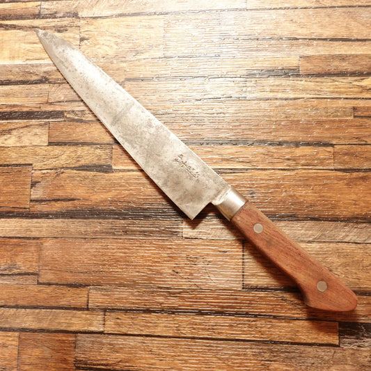 Chiyomatsu Gyuto, Sharpened, All-Purpose Knife, Hagane Steel, Double-Bevel, 215mm