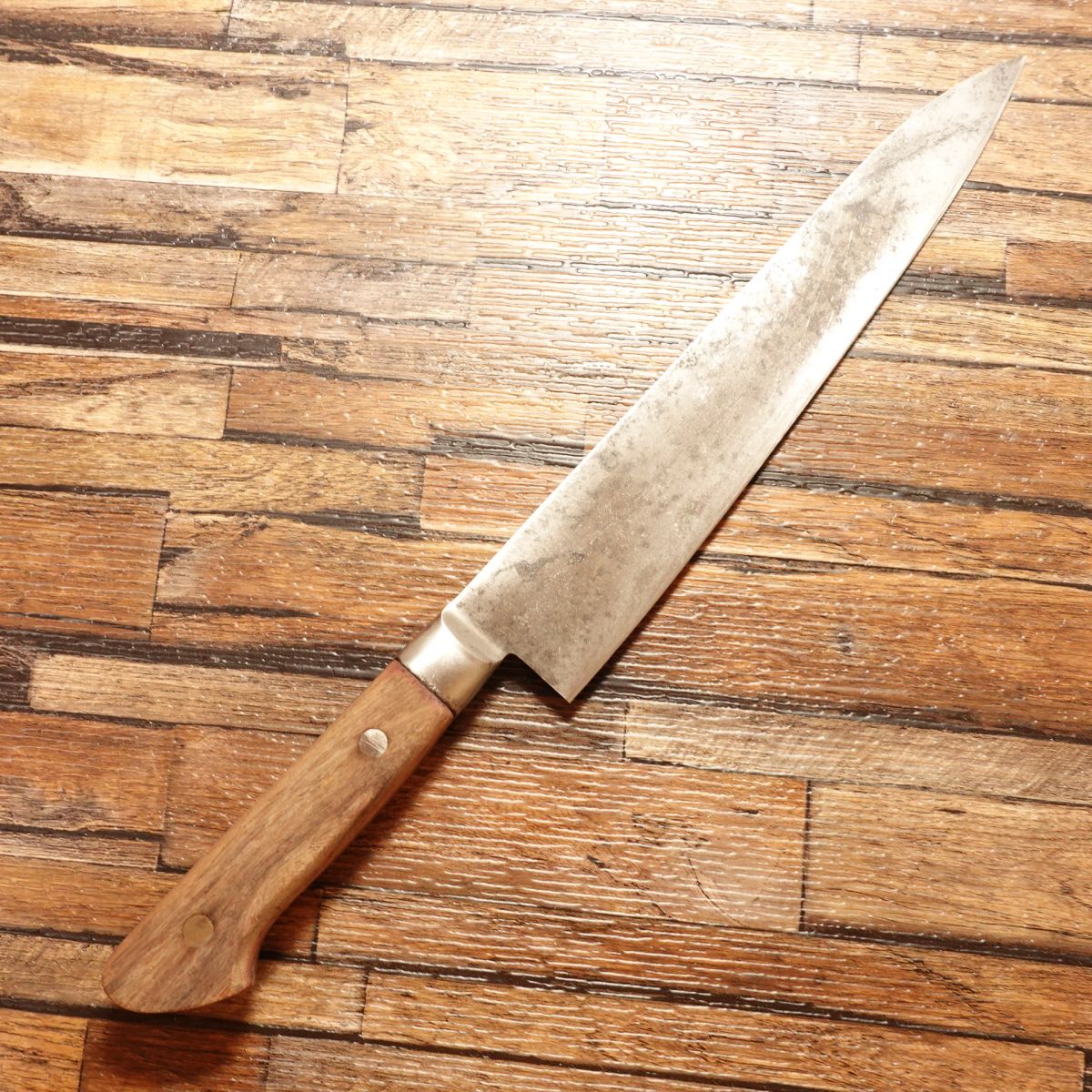 Chiyomatsu Gyuto, Sharpened, All-Purpose Knife, Hagane Steel, Double-Bevel, 215mm