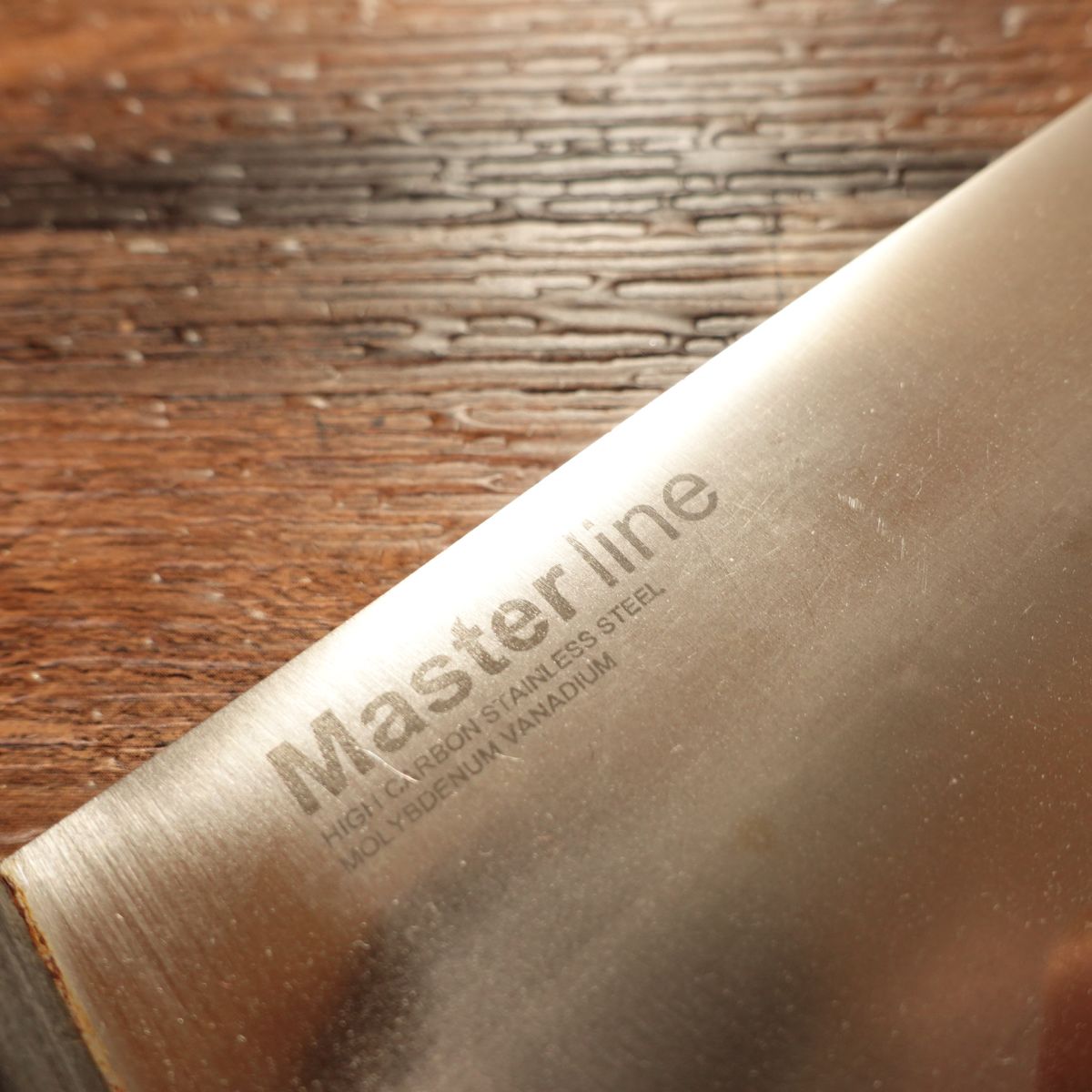 Master Line Santoku Knife, Sharpened, Stainless Steel, Molybdenum Vanadium, 165mm