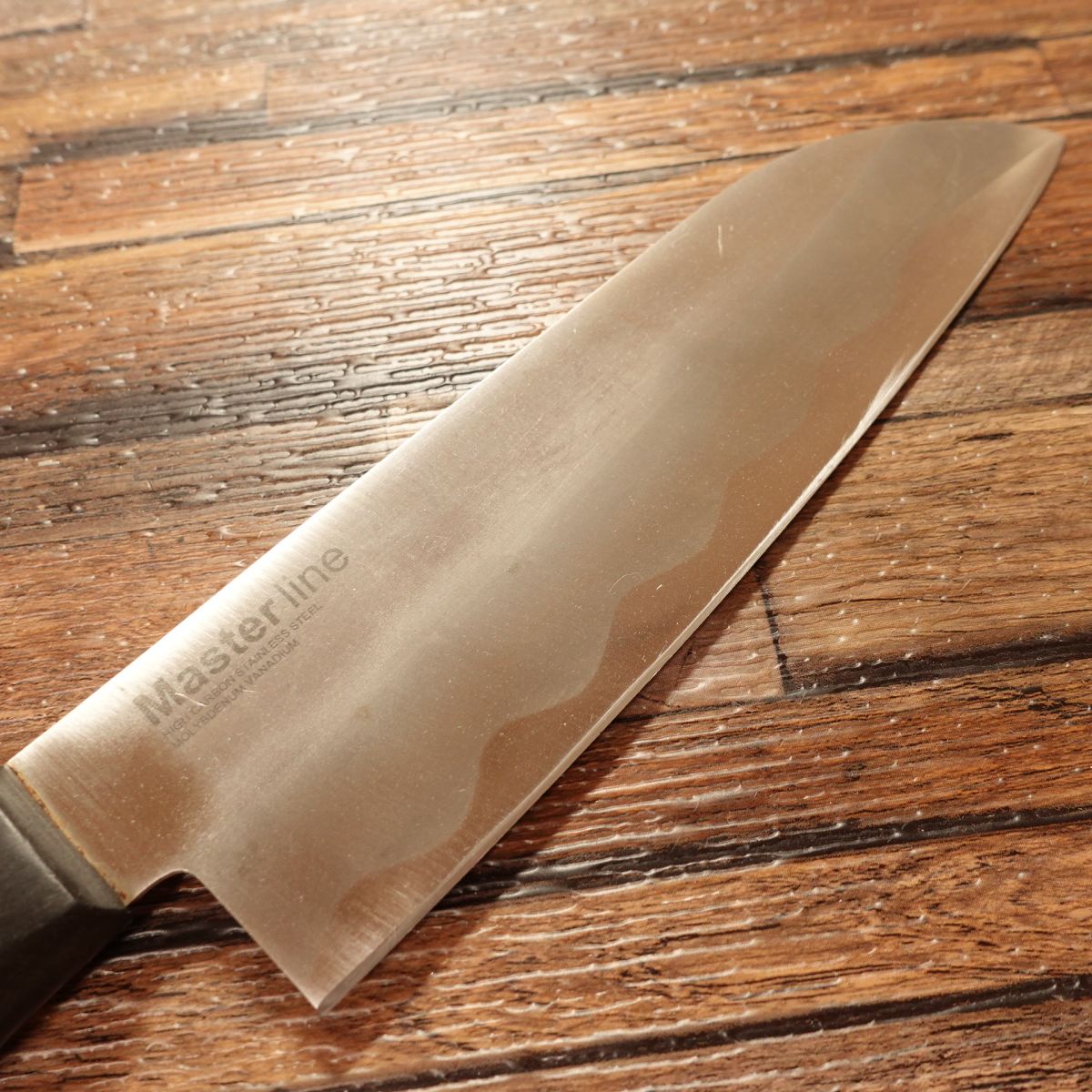 Master Line Santoku Knife, Sharpened, Stainless Steel, Molybdenum Vanadium, 165mm