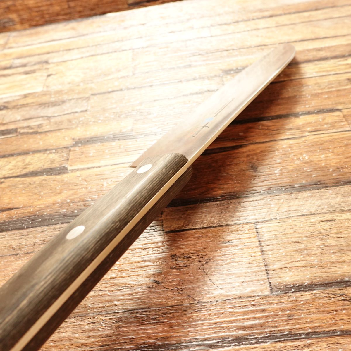 TS Madam Santoku Knife, Sharpened, Molybdenum, All-Purpose Knife, Honba Steel Edge, Minimal Wear, 170mm