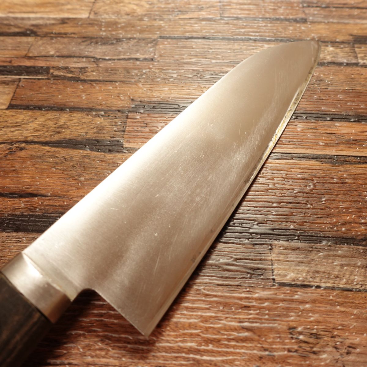 Masazumi Santoku Knife, Sharpened, Hon-Warigomi, All-Purpose Knife, Masazumi-Made, Chromax DP, 160mm