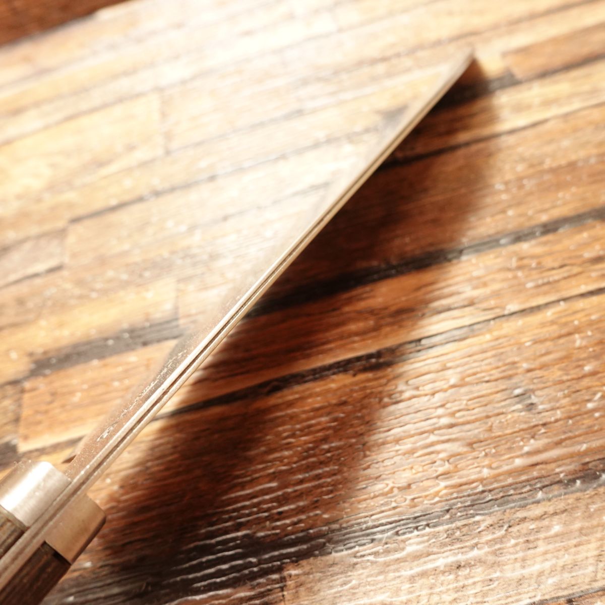 Masazumi Santoku Knife, Sharpened, Hon-Warigomi, All-Purpose Knife, Masazumi-Made, Chromax DP, 160mm