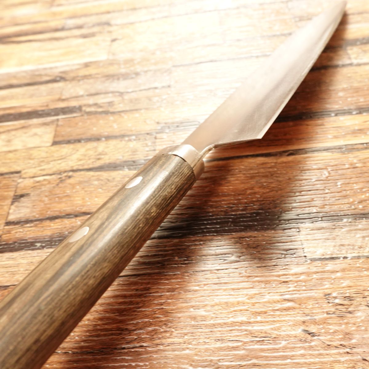 Masazumi Santoku Knife, Sharpened, Hon-Warigomi, All-Purpose Knife, Masazumi-Made, Chromax DP, 160mm