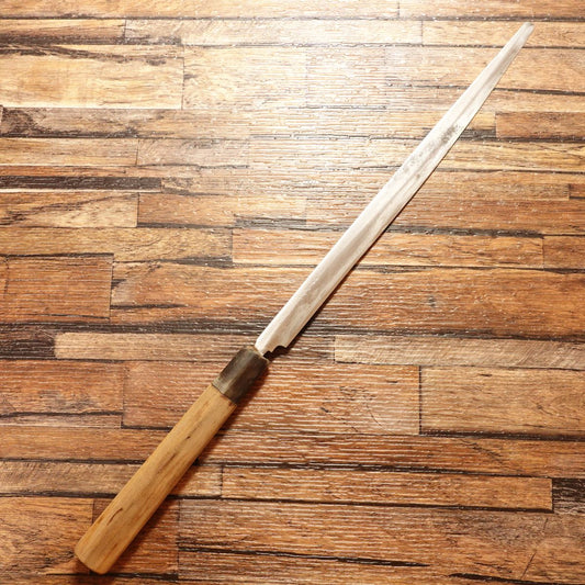 Masamoto Sohonten Tako-Hiki Knife, Sharpened, Water Buffalo Handle, Sashimi Knife, Slim Profile, 245mm