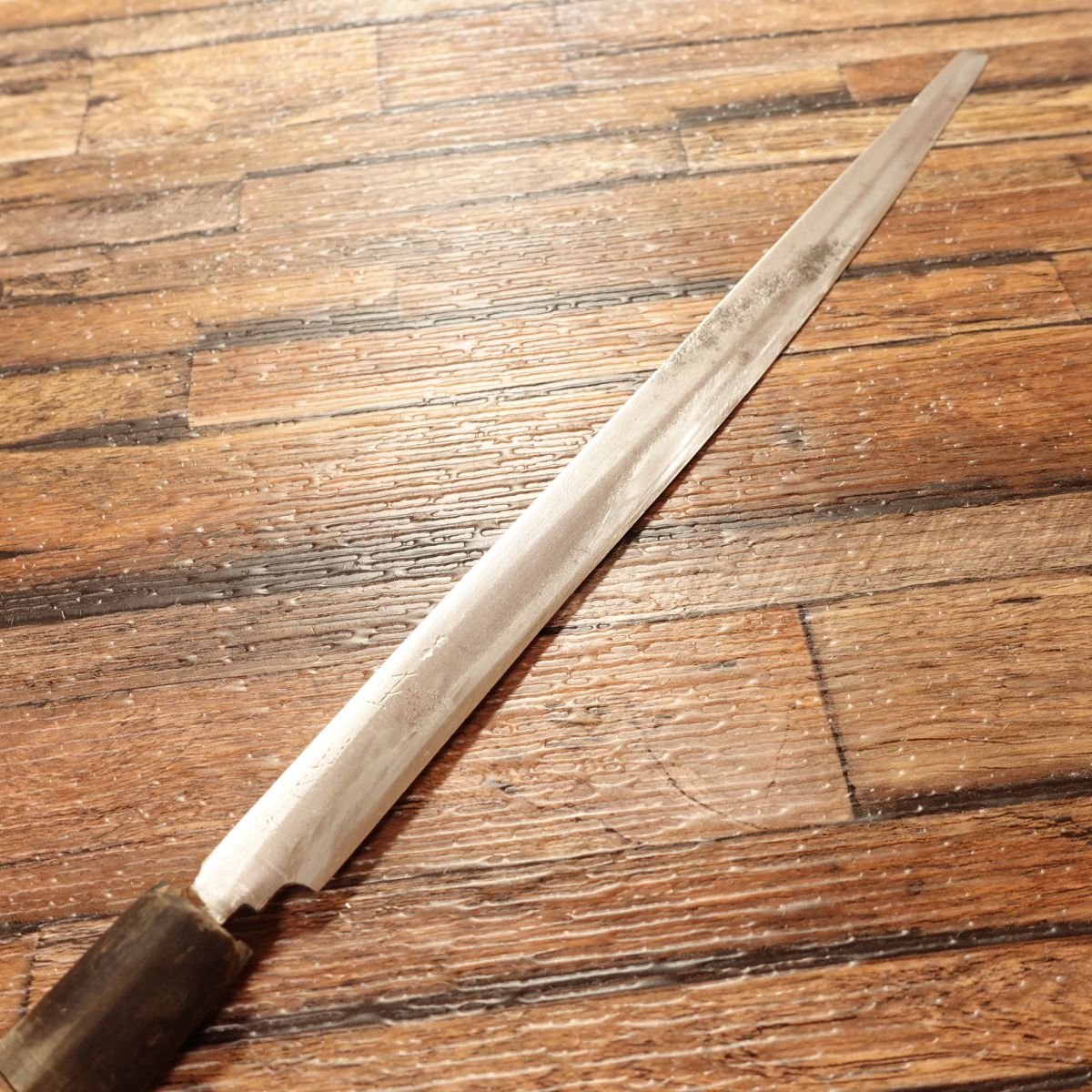 Masamoto Sohonten Tako-Hiki Knife, Sharpened, Water Buffalo Handle, Sashimi Knife, Slim Profile, 245mm