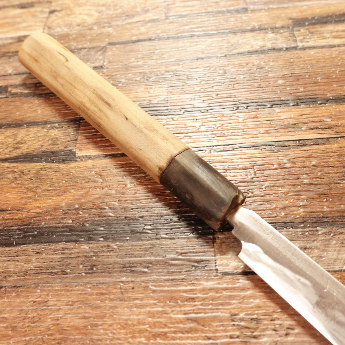 Masamoto Sohonten Tako-Hiki Knife, Sharpened, Water Buffalo Handle, Sashimi Knife, Slim Profile, 245mm