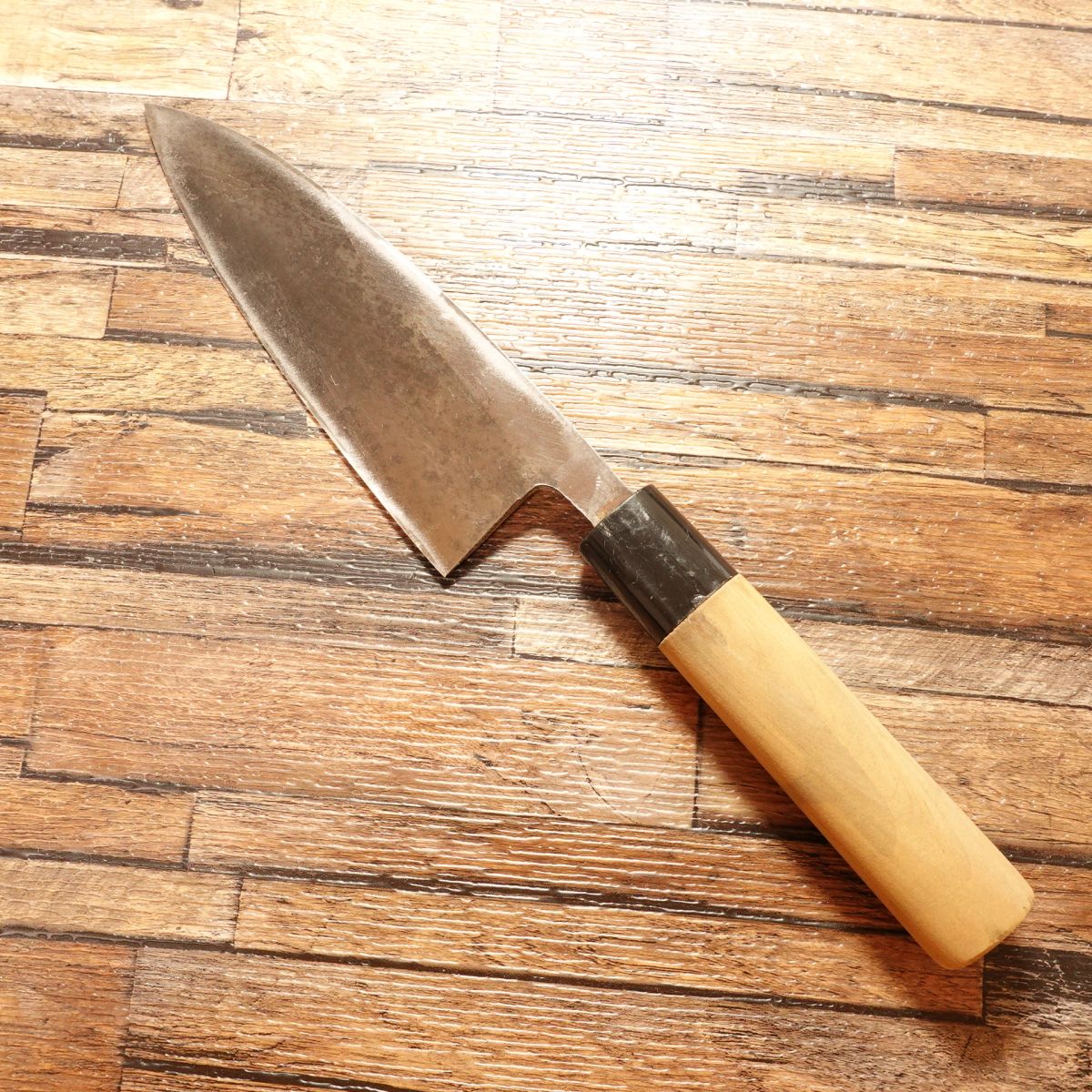 Hakuju Deba Knife, Sharpened, Hakuju-Made, Hagane Steel, Single-Bevel, 155mm