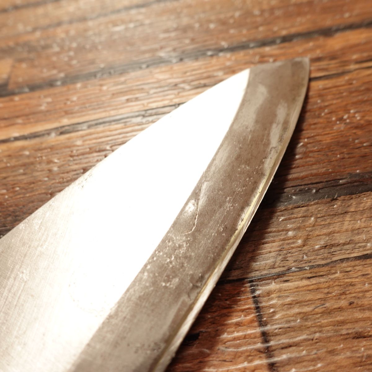 Hakuju Deba Knife, Sharpened, Hakuju-Made, Hagane Steel, Single-Bevel, 155mm