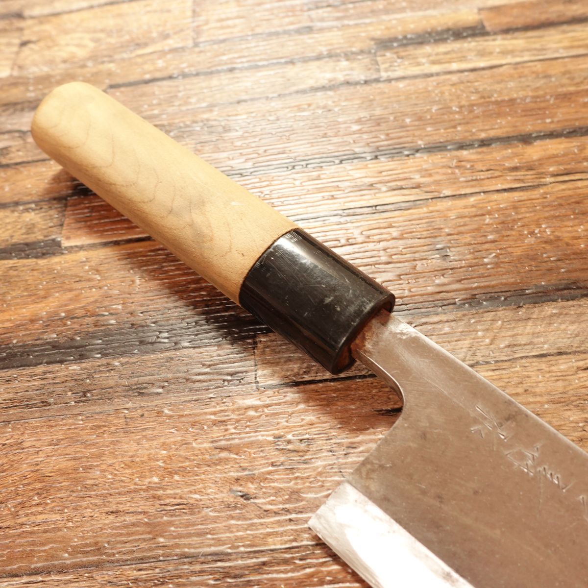 Hakuju Deba Knife, Sharpened, Hakuju-Made, Hagane Steel, Single-Bevel, 155mm