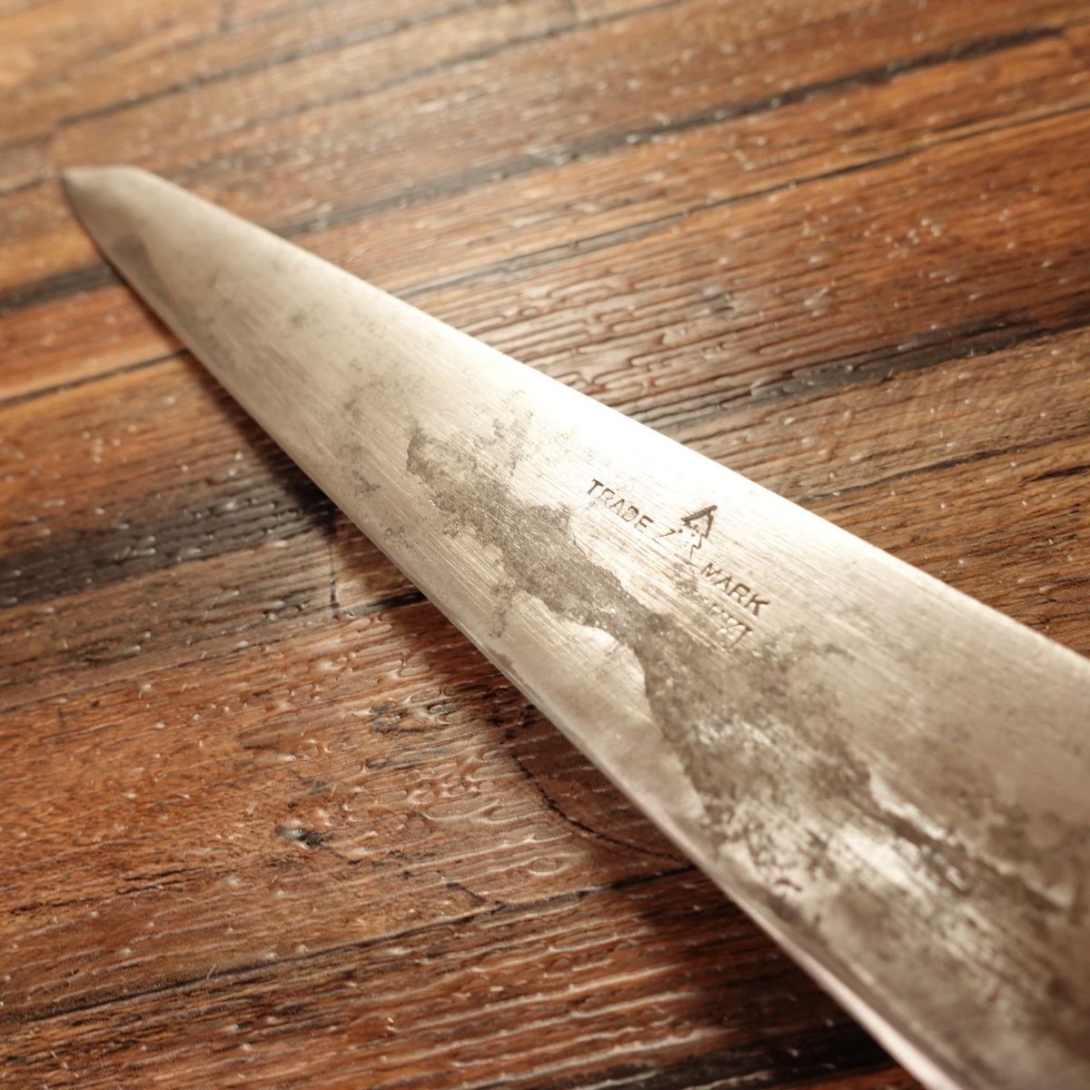 Sakai Takayuki Sujihiki Knife, Sharpened, Kiritsuke-Style Slicer, Slim Gyuto, With Seal, 220mm