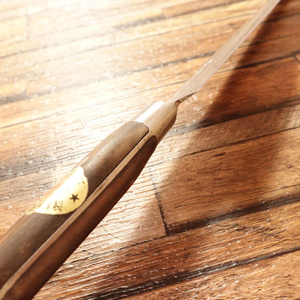 Sakai Takayuki Sujihiki Knife, Sharpened, Kiritsuke-Style Slicer, Slim Gyuto, With Seal, 220mm